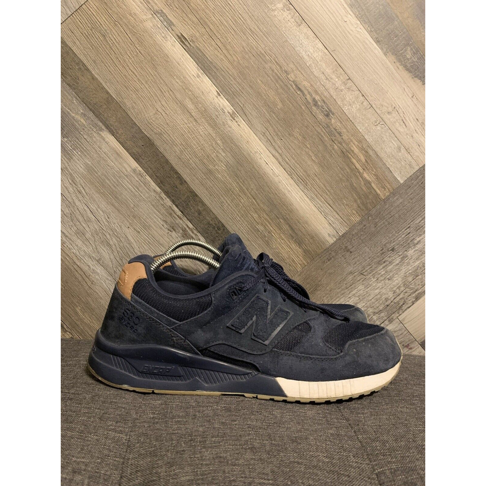 New Balance 530 Mens Size 12 Suede Sneaker Shoes Navy White Gray M530SNV